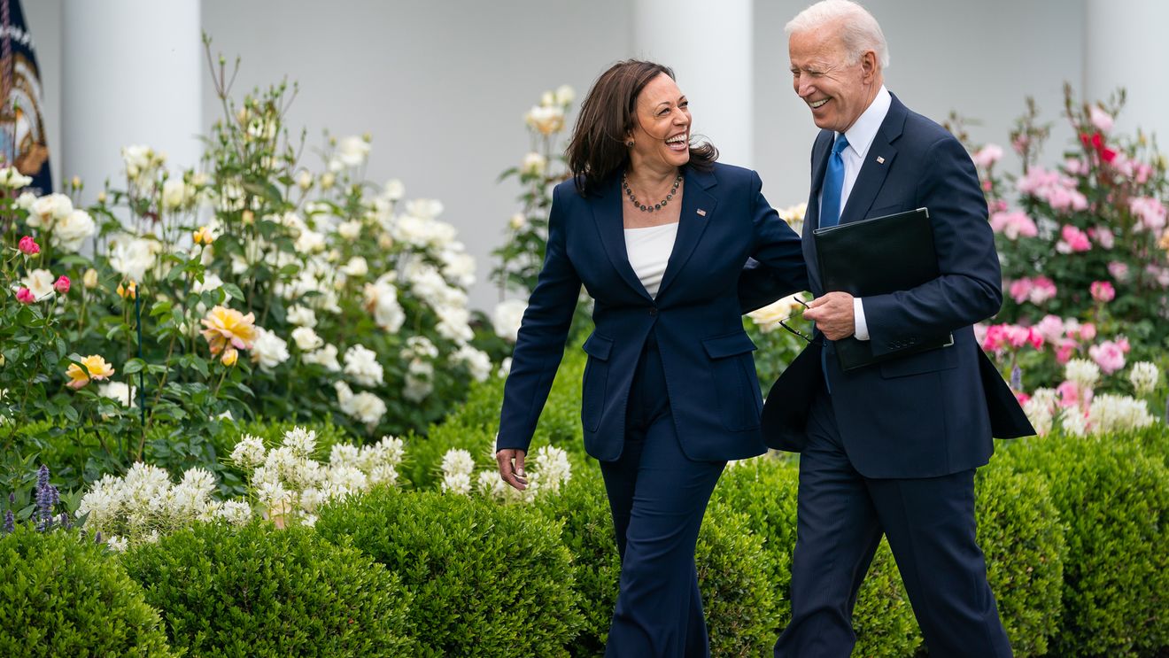 Kamala Harris şi Joe Biden în campanie, împreună, pe 15 august