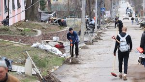 Orașul ucrainean Irpin, distrus puternic în urma războiului, a fost reconstruit în baza unui program al guvernului de la Kiev