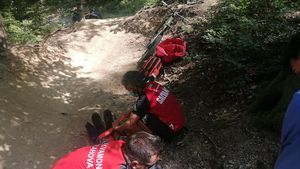 VIDEO Brașov: Un bărbat a căzut în gol aproximativ 30 de metri în Piatra Craiului, fiind solicitată intervenția elicopterului