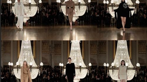 EXCLUSIV Anne Cashmere propune un joc între alb, negru și camel, dar rămâne fidelă unei estetici sobre la London Fashion Week