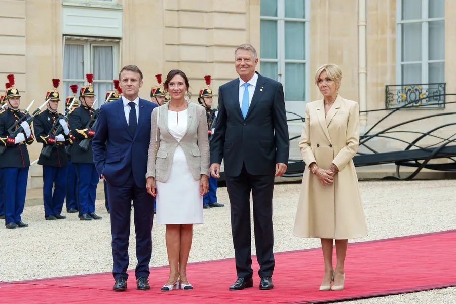 emmanuel marcon, carmen iohannis, klaus iohannis, brigitte macron