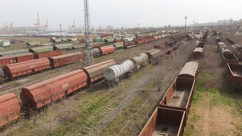 Linia Agigea Ecluză - Constanţa Port Ferry-Boat, blocată de patru zile, după ce un vagon de marfă s-a răsturnat, a fost redeschisă
