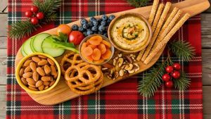 Platou vegetarian pentru masa de Crăciun sau de Anul Nou / Lejer, ușor și rapid de pregătit, cu ingrediente la îndemână