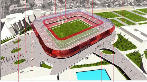 Ciolacu: Construirea noului stadion ultramodern de 25.000 de locuri va avea un impact major asupra întregului club Dinamo, fiind o şansă uriaşă de a atrage mii de alţi copii către sport