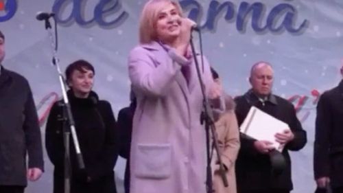VIDEO Urarea de Crăciun a unei deputate socialiste din Republica Moldova: ”Fericiun crecit!”