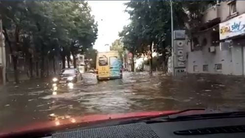 VIDEO Furtuna și ploaia torențială au făcut prăpăd pe litoral. Constanța a fost sub ape, zeci de copaci au fost rupți și mai multe acoperișuri smulse