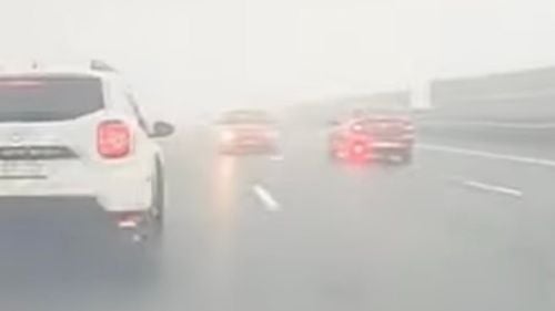 A circulat pe contrasens pe Autostrada A3 București - Ploiești și a rămas fără permis