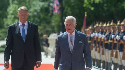 FOTO Președintele Iohannis l-a primit pe regele Charles al III-lea, la Palatul Cotroceni