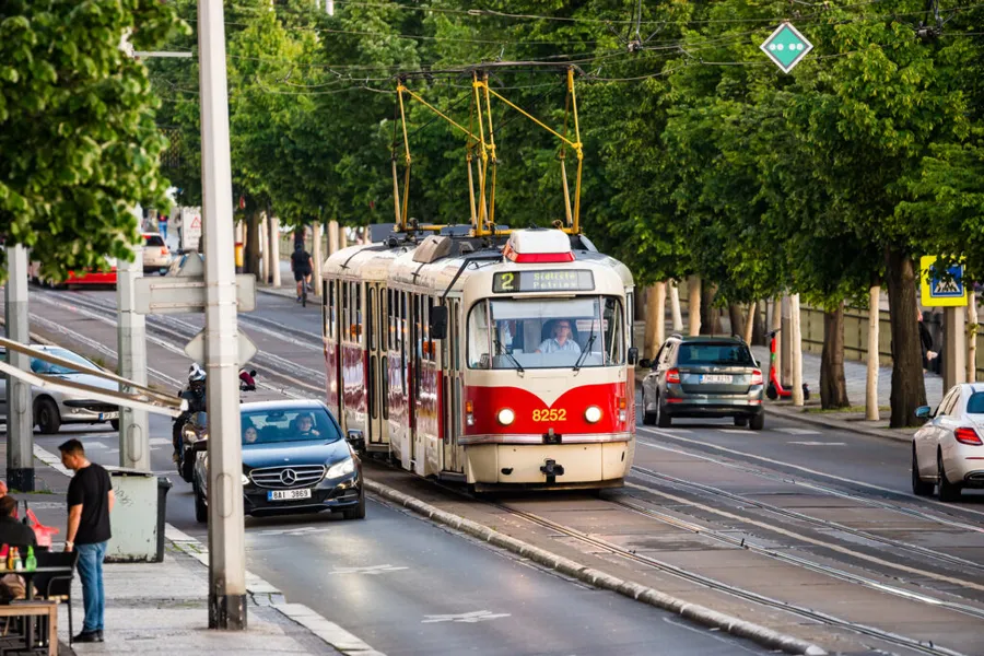 Praga, tramvai Tatra