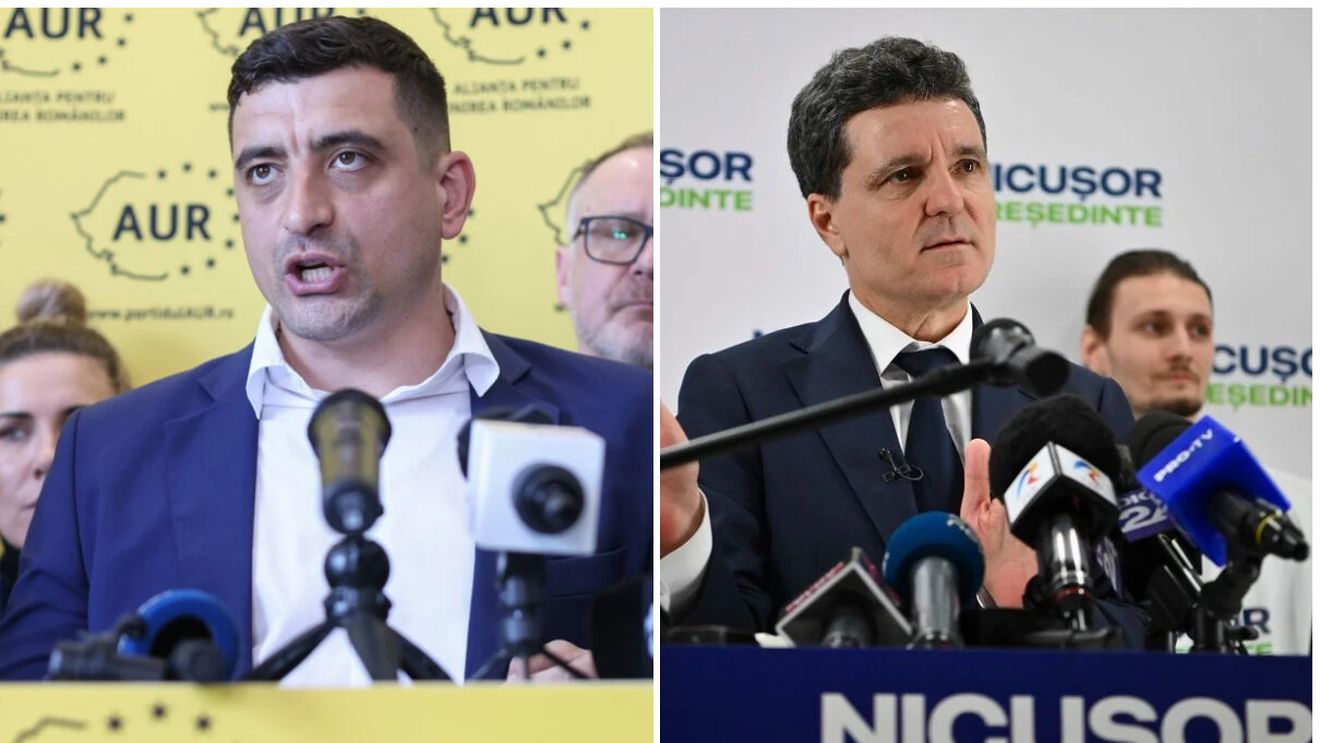 Nicușor Dan și George Simion, invitați la dezbatere la Antena 3 CNN, marți seară de la ora 20.00