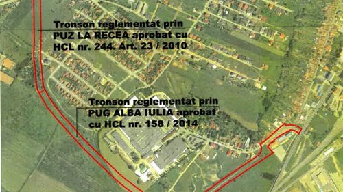 La Alba Iulia începe proiectarea centurii de sud a orașului. Va avea patru benzi, piste de biciclete și trotuare