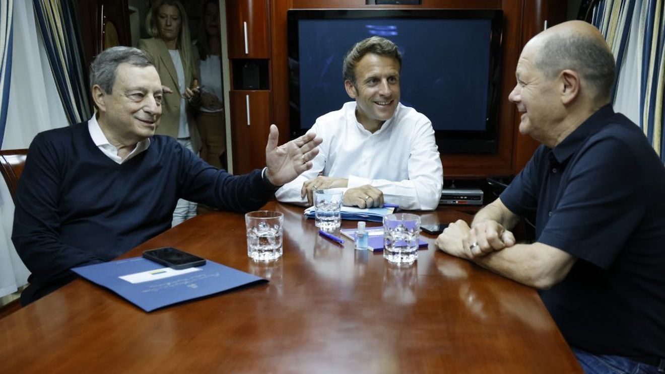 Macron, Scholz şi Draghi, înapoi în Polonia după vizita la Kiev