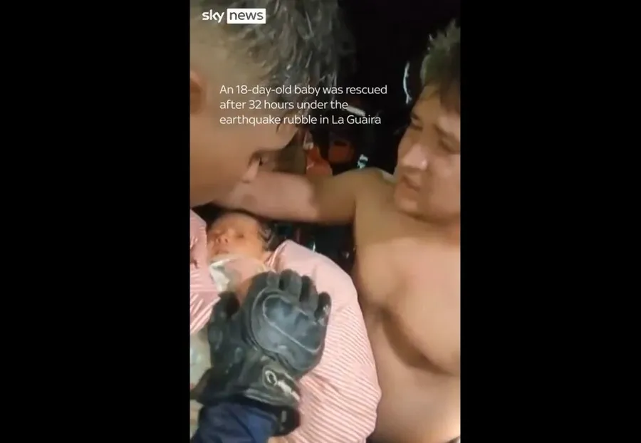 bebelus salvat Venezuela