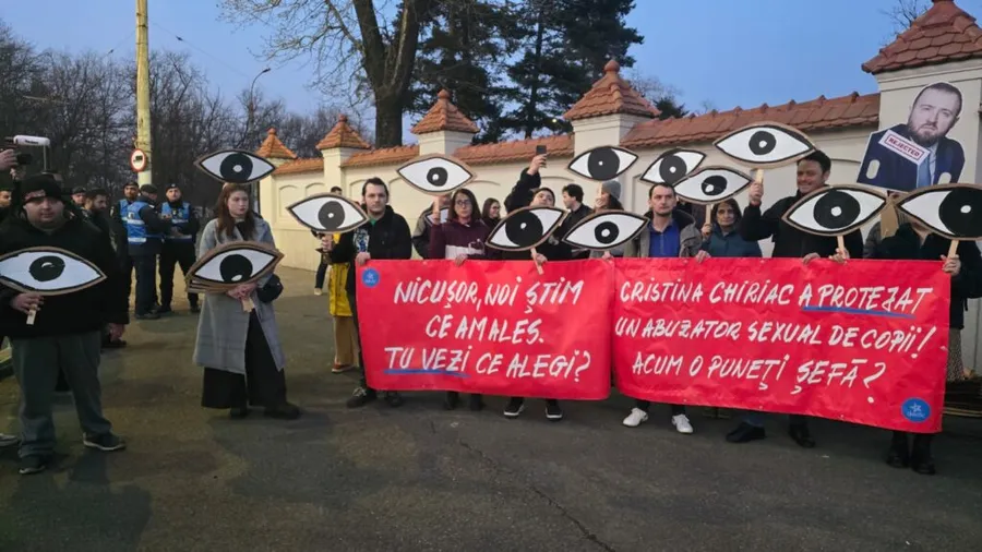 Protest Palatul Cotroceni