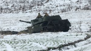Tanc ucrainean Leopard 1 modernizat, oprit cu greu de ruși după ce a fost atacat de 12 drone (VIDEO)