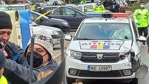 Polițistul care a accidentat mortal o fetiță în București a refuzat testul cu detectorul de minciuni - surse