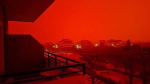 Un bărbat a murit aproape de Atena în timpul unei furtuni / Praful din Sahara acoperă insula Creta