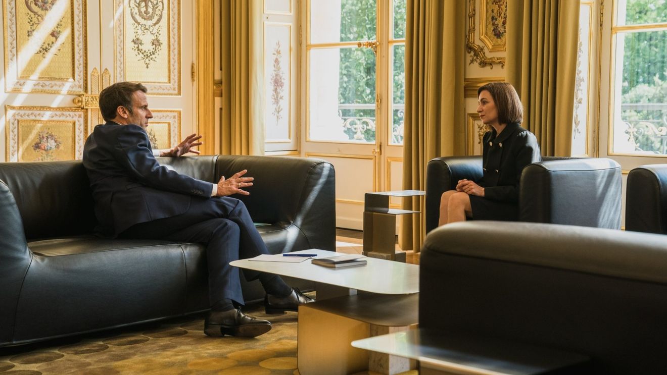 Macron asigură Republica Moldova de sprijinul Franţei pentru "împlinirea destinului său european"