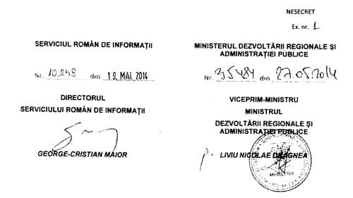 UPDATE Protocolul SRI - Ministerul Dezvoltării: Liviu Dragnea spune că nu e semnătura lui pe document