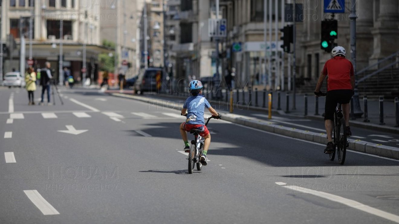 Centrul Bucureștiului devine pietonal în weekend-uri începând din 29 mai. Străzile vor fi închise pentru mașini