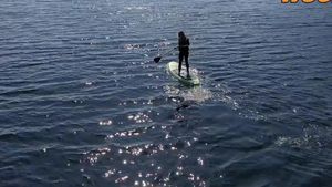 Tulcea: Plăci de stand-up paddle pot fi testate gratuit pe lacul Ciuperca, în cadrul unui proiect finanțat cu fonduri europene