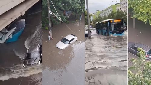 Fechet avertizează asupra riscurilor climatice și postează imagini cu mașini blocate în ape și străzi inundate în zona București-Ilfov/ „Un nou episod istoric care ne arată că fie ne pregătim din timp, fie numărăm pagubele” / „Orașele noastre nu sunt pregătite”