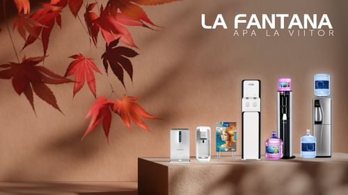 Înapoi la ritm: ai apă bună acasă, la îndemână, cu La Fântâna! Este simplu, rapid, convenabil, confortabil, adaptat nevoilor casei.