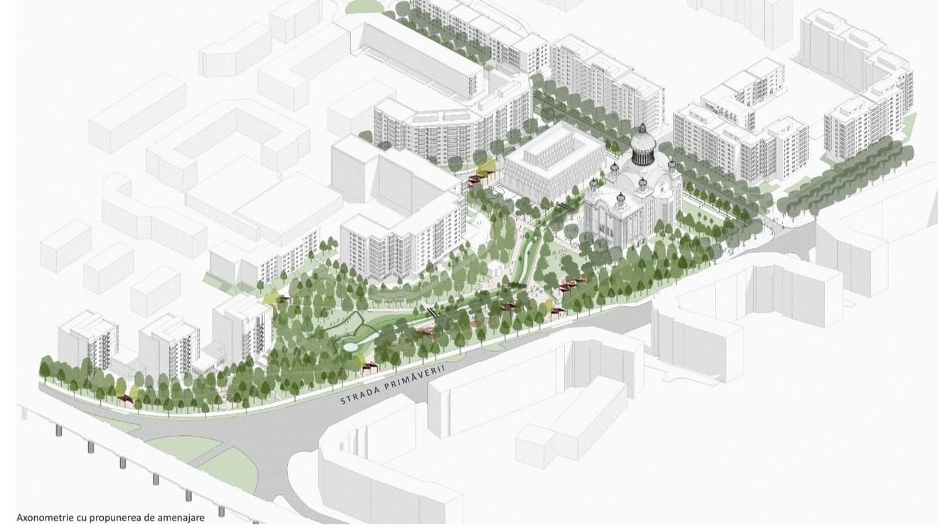 Licitație de peste 27,5 milioane lei pentru amenajarea unui centru verde în cel mai mare cartier al Clujului