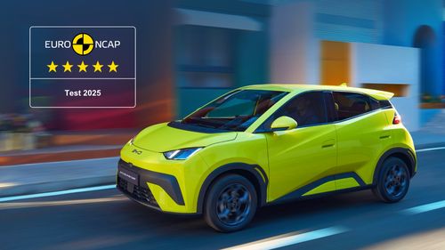 BYD DOLPHIN SURF obține punctajul maxim la testele de siguranță Euro NCAP