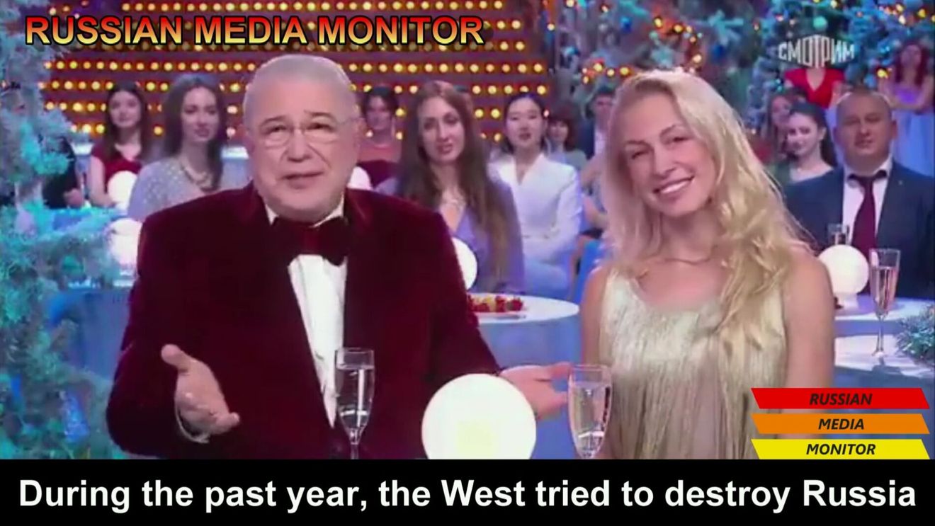 VIDEO „Vă place sau nu, Rusia se extinde” - mesaj de Anul Nou pentru Occident la televiziunea rusă de stat