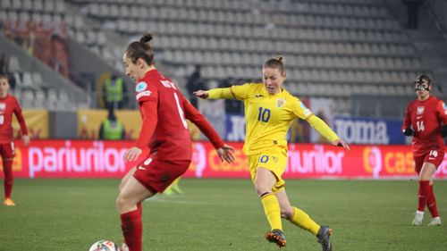 Echipa de fotbal feminin a României a cedat în fața Poloniei, scor 0-1, în UEFA Women's Nations League