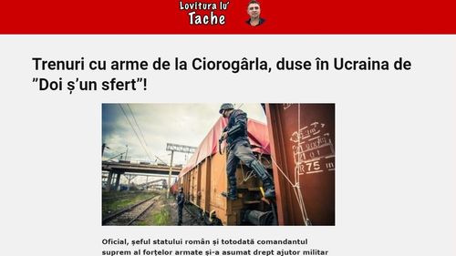 Cum a folosit propaganda rusă un articol din ziarul Național ca să lanseze teza că România livrează arme Ucrainei. Național a preluat constant narativele Kremlinului