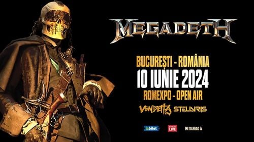 Megadeth concertează pe 10 iunie, la Romexpo