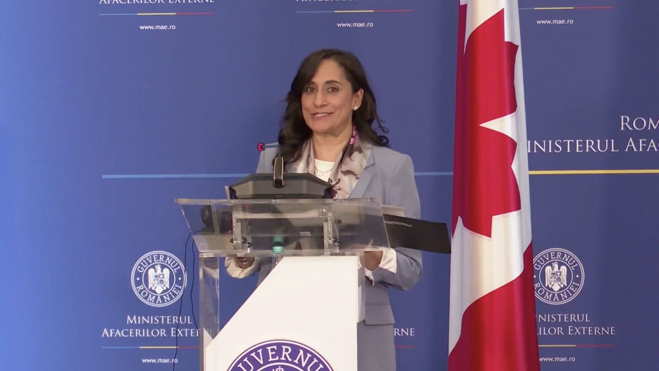 Anita Anand, primită la Cotroceni de președintele Nicușor Dan, în cadrul vizitei oficiale în România