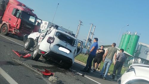 FOTO Accident în Municipiul Sibiu. Două cupluri și-au pierdut viața