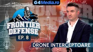 VIDEO | Un startup local va produce la București lunar mii de drone interceptoare dezvoltate împreună cu un partener american / CEO Qognifly: Patru astfel de UAV-uri pot fi transportate de un soldat în rucsac / Cerere mare din Orientul Mijlociu (Frontier Defense)