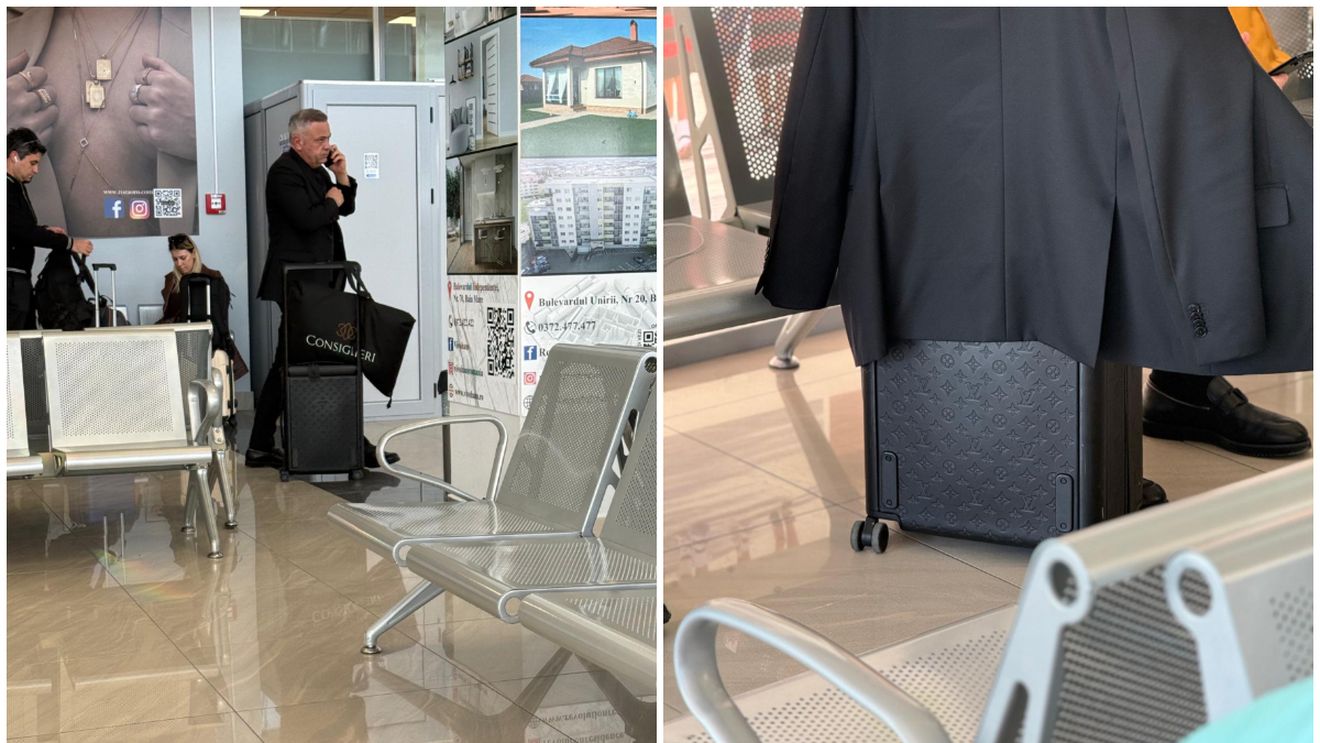 FOTO | Ministrul PSD al Agriculturii, Florin Barbu, cu o valiză Louis Vuitton de câteva mii de euro: „E un cadou primit de ziua mea de la familie, la împlinirea a 45 de ani. Nu cunosc marca, nu știu cât costă”
