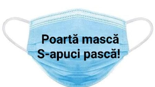 ”Poartă mască s-apuci pască” - mesaj controversat al campaniei oficiale de vaccinare din România