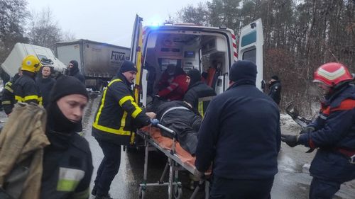 Ucraina: 13 morți și șapte răniți într-o coliziune dintre un camion și un microbuz