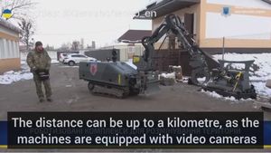 VIDEO Autoritățile ucrainene vor folosi roboți pentru a demina regiunile Harkov și Herson