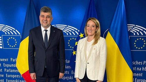 Ciolacu, după întâlnirea cu Roberta Metsola: Îi mulţumesc preşedintei Parlamentului European pentru sprijinul oferit României în vederea aderării la spaţiul Schengen