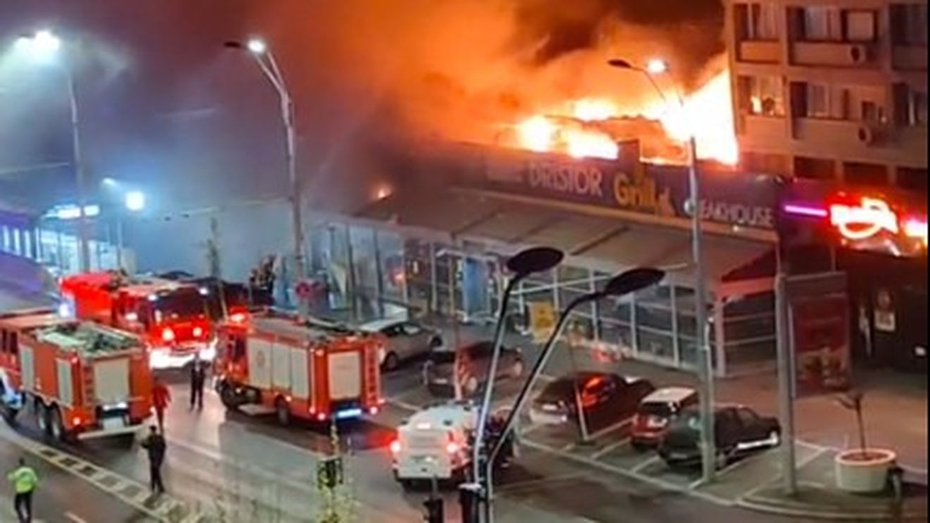 VIDEO Incendiu puternic la una dintre cele mai mari shawormerii din Capitală/ A ars Dristor Kebap