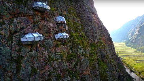 Cele mai neobișnuite camere de hotel minuscule din lume