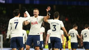 Premier League: Tottenham bate pe Everton, în deplasare, scor 3-0, şi urcă pe podium