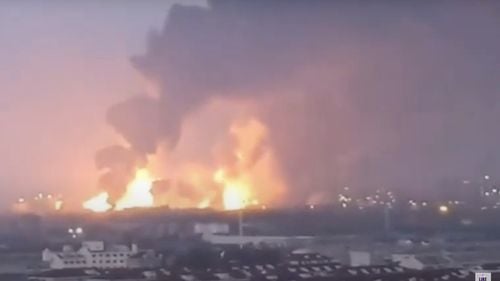 VIDEO Un incendiu la un complex petrochimic din Shanghai a ucis cel puțin o persoană