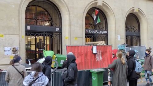 Mobilizarea pro-palestiniană de la universitatea Sciences Po Paris continuă