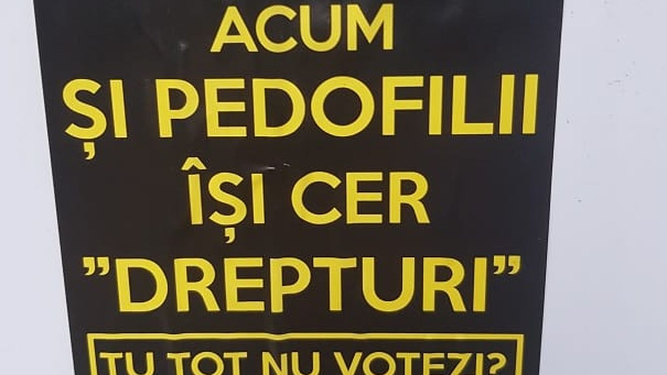 FOTO Marketingul fricii la referendumul pentru familie. Pedofilii, folosiți ca sperietoare
