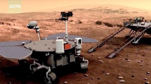 Premieră pentru China: Robotul teleghidat Zhurong, amplasat pe suprfața planetei Marte