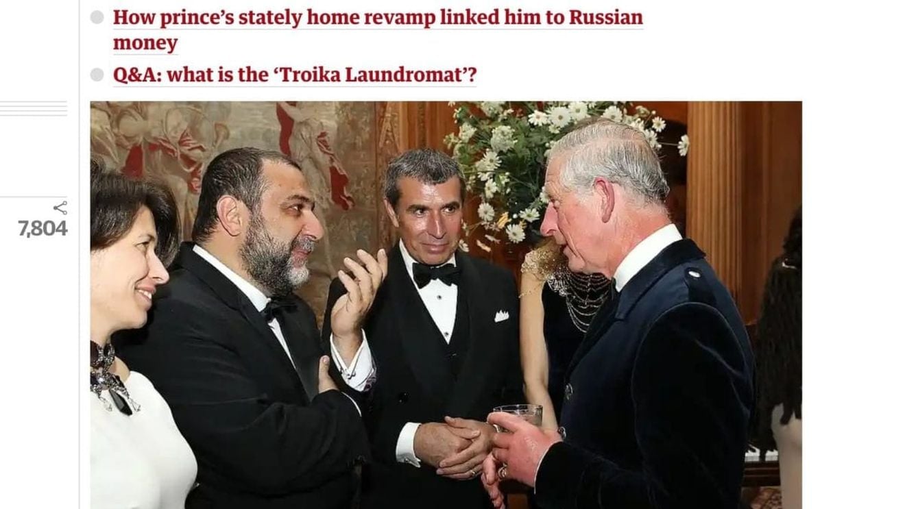 O scurgere de informaţii bancară expune o reţea rusească cu legături cu Prinţul Charles / Investigaţia dezvăluie cum a transferat reţeaua Troika Dialog 4,6 miliarde de dolari în Europa şi SUA