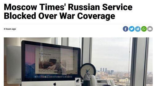 Rusia blochează site-ul RFI şi versiunea în limba rusă a site-ului Moscow Times